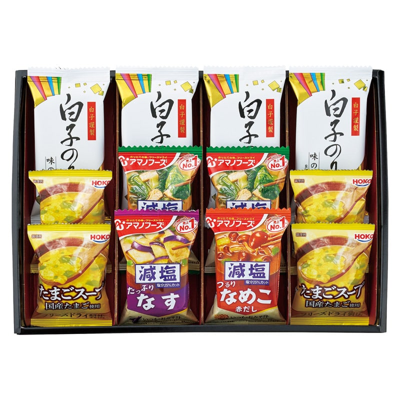 アマノフーズおみそ汁･たまごスープ･白子のりセット  ／お吸い物 和風惣菜 惣菜・レトルト 食品 ギフト プレゼント プチギフト 祝い バレンタイン チョコ 以外 子供 友達 ホワイトデー お返し 人気 カード
