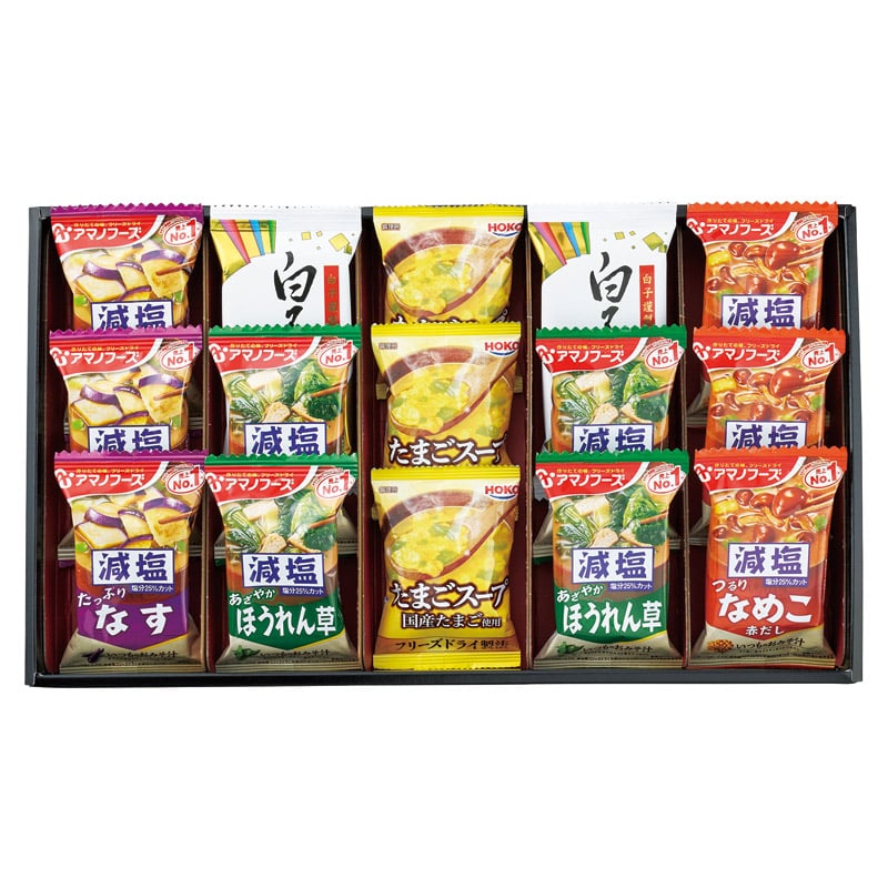 アマノフーズおみそ汁･たまごスープ･白子のりセット  ／お吸い物 和風惣菜 惣菜・レトルト 食品 ギフト プレゼント プチギフト 祝い バレンタイン チョコ 以外 子供 友達 ホワイトデー お返し 人気 カード