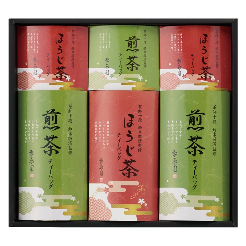 茶師十段鈴木敬済監修 ティーバッグ詰合せ  ／日本茶 お茶・紅茶 水・ソフトドリンク 飲料 ギフト プレゼント プチギフト 祝い バレンタイン チョコ 以外 子供 友達 ホワイトデー お返し 人気 カード