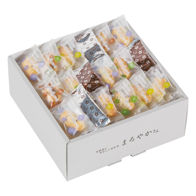 天然水おかきまろやかさん  ／あられ・おかき せんべい・米菓 スイーツ・お菓子 食品 ギフト プレゼント プチギフト 祝い バレンタイン チョコ 以外 子供 友達 ホワイトデー お返し 人気 カード