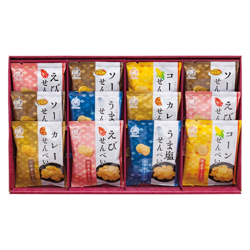 米菓 穂のなごみ  ／各種せんべい・米菓セット せんべい・米菓 スイーツ・お菓子 食品 ギフト プレゼント プチギフト 祝い バレンタイン チョコ 以外 子供 友達 ホワイトデー お返し 人気 カード