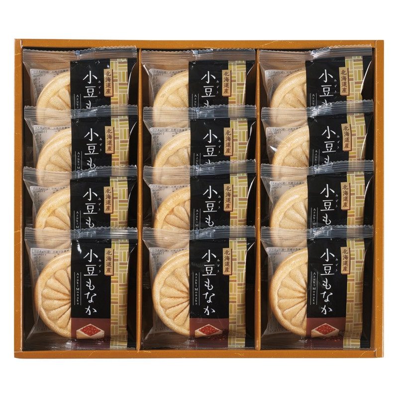 北海道小豆もなか詰合せ  ／もなか 和菓子 スイーツ・お菓子 食品 ギフト プレゼント プチギフト 祝い バレンタイン チョコ 以外 子供 友達 ホワイトデー お返し 人気 カード