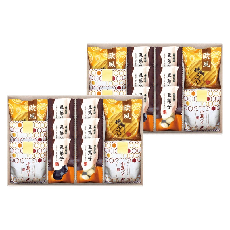 小豆パイ･欧風せんべい和菓子詰合せ  ／各種和菓子セット 和菓子 スイーツ・お菓子 食品 ギフト プレゼント プチギフト 祝い バレンタイン チョコ 以外 子供 友達 ホワイトデー お返し 人気 カード