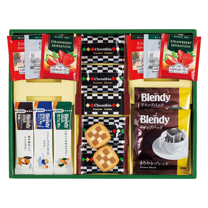 ブレイクタイム クッキー&コーヒー&紅茶  ／インスタントコーヒー コーヒー 水・ソフトドリンク 飲料 ギフト プレゼント プチギフト 祝い バレンタイン チョコ 以外 子供 友達 ホワイトデー お返し 人気 カード
