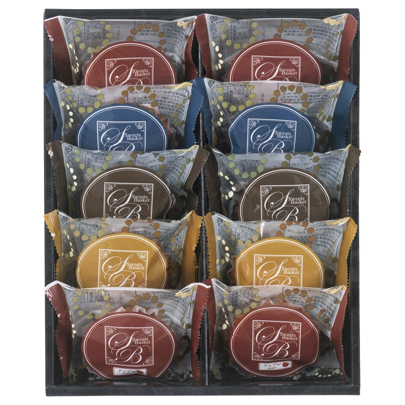 スイートバスケット 焼き菓子詰合せ  ／各種クッキー・焼き菓子セット クッキー・焼き菓子 スイーツ・お菓子 食品 ギフト プレゼント プチギフト 祝い バレンタイン チョコ 以外 子供 友達 ホワイトデー お返し 人気 カード