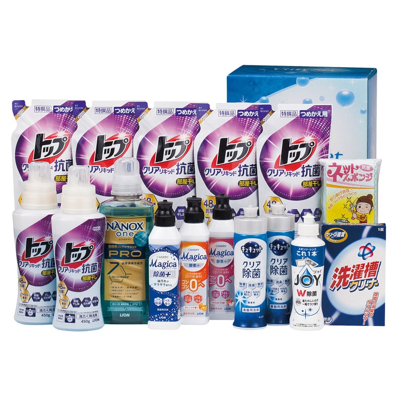 抗菌&除菌バラエティセット  ／洗濯用洗剤 洗剤・柔軟剤・クリーナー 日用消耗品 日用品・ヘルスケア ギフト プレゼント プチギフト 祝い バレンタイン チョコ 以外 子供 友達 ホワイトデー お返し 人気 カード