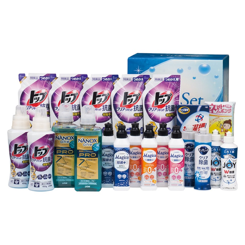 抗菌&除菌バラエティセット  ／洗濯用洗剤 洗剤・柔軟剤・クリーナー 日用消耗品 日用品・ヘルスケア ギフト プレゼント プチギフト 祝い バレンタイン チョコ 以外 子供 友達 ホワイトデー お返し 人気 カード