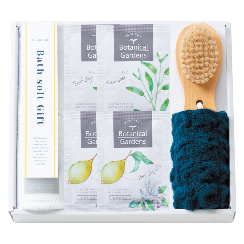 CLA SHU SHU ボタニカルガーデン バスソルトギフト  ／入浴剤 バス用品 日用品・ヘルスケア ギフト プレゼント プチギフト 祝い バレンタイン チョコ 以外 子供 友達 ホワイトデー お返し 人気 カード