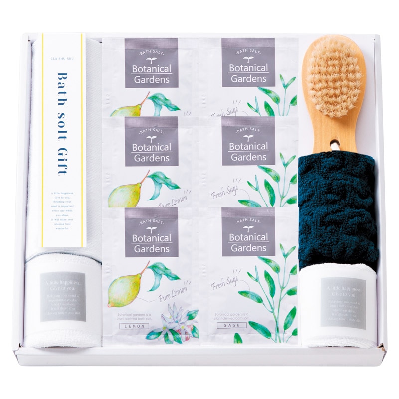 CLA SHU SHU ボタニカルガーデン バスソルトギフト  ／入浴剤 バス用品 日用品・ヘルスケア ギフト プレゼント プチギフト 祝い バレンタイン チョコ 以外 子供 友達 ホワイトデー お返し 人気 カード