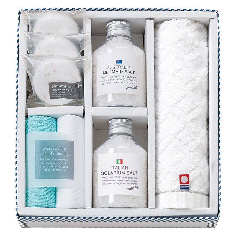 バスツーリスト バスソルトセット  ／入浴剤 バス用品 日用品・ヘルスケア ギフト プレゼント プチギフト 祝い バレンタイン チョコ 以外 子供 友達 ホワイトデー お返し 人気 カード