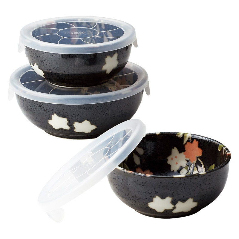 宇野千代 花和み パック鉢3点  ／電子レンジ用調理器具 調理器具 キッチン用品 ギフト プレゼント プチギフト 祝い バレンタイン チョコ 以外 子供 友達 ホワイトデー お返し 人気 カード