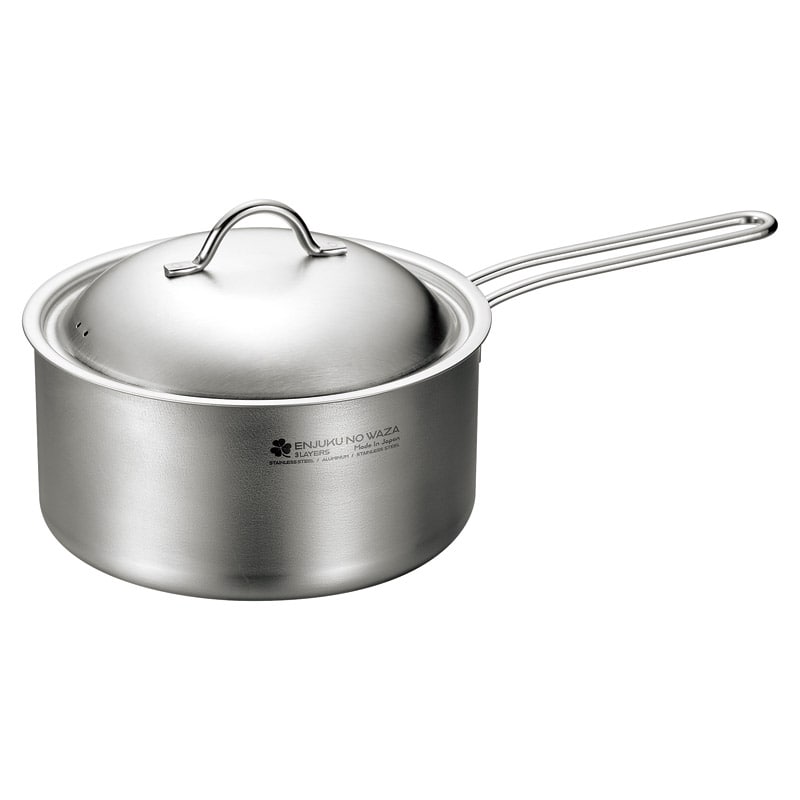 燕熟の技 片手鍋18cm ／片手鍋 鍋 調理器具 キッチン用品 ギフト プレゼント プチギフト 祝い お年賀 御年賀 2026 送料無料 人気 年始挨拶 バレンタイン チョコ 以外 子供 友達