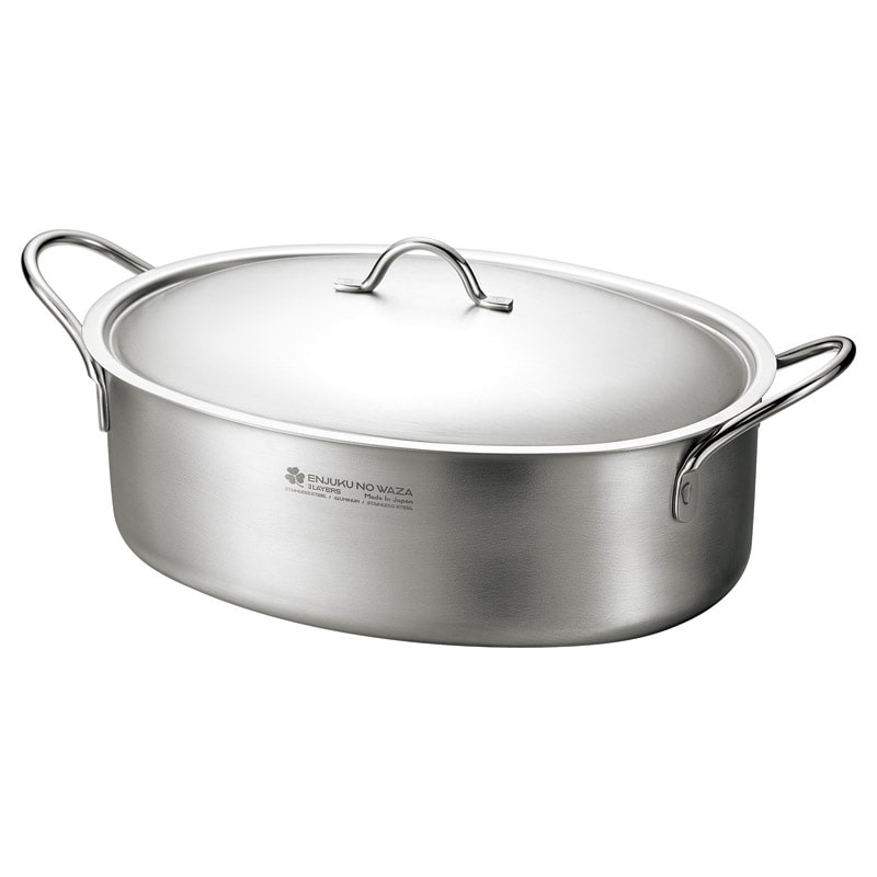 燕熟の技 オーバルパン28cm ／鍋 調理器具 キッチン用品 ギフト プレゼント プチギフト 祝い お年賀 御年賀 2026 送料無料 人気 年始挨拶 バレンタイン チョコ 以外 子供 友達