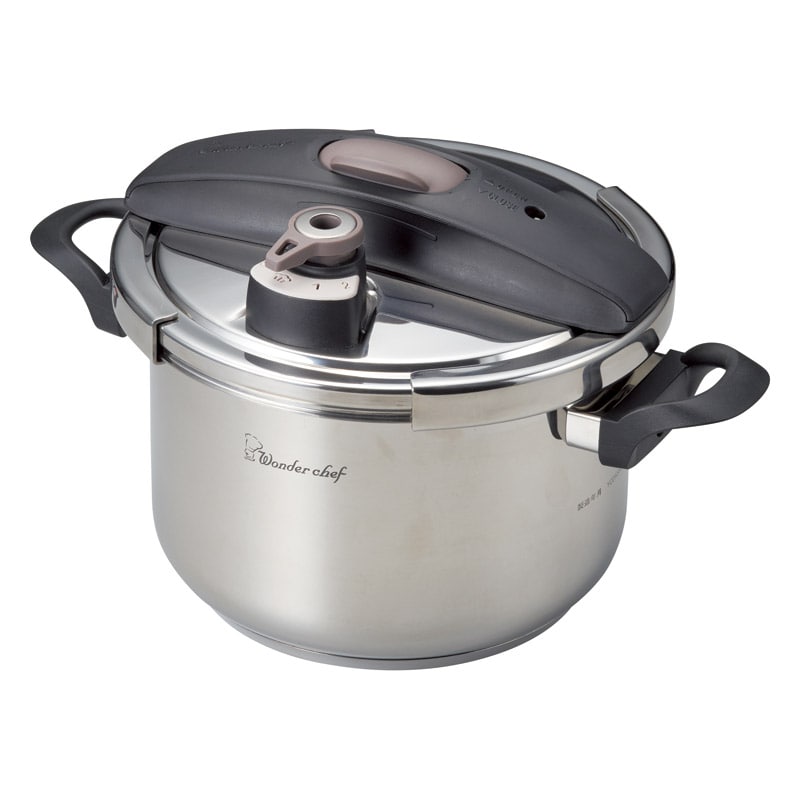 ワンダーシェフ フルーム 両手圧力鍋5.5L ／圧力鍋 鍋 調理器具 キッチン用品 ギフト プレゼント プチギフト 祝い お年賀 御年賀 2026 送料無料 人気 年始挨拶 バレンタイン チョコ 以外 子供 友達
