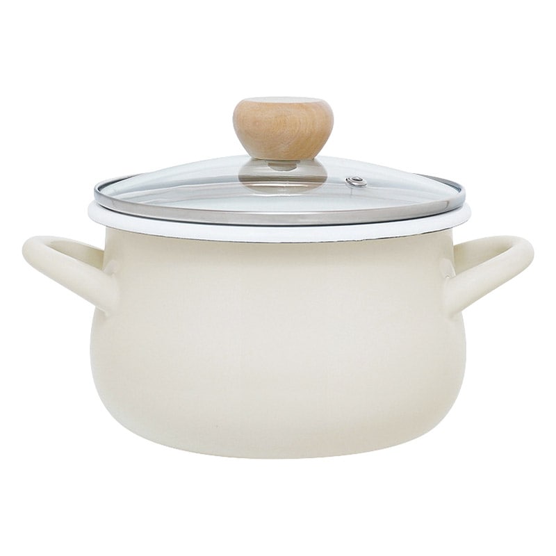 ストクック IH対応ホーロークッキングポット18cm グレー ／両手鍋 鍋 調理器具 キッチン用品 ギフト プレゼント プチギフト 祝い お年賀 御年賀 2026 送料無料 人気 年始挨拶 バレンタイン プレゼント