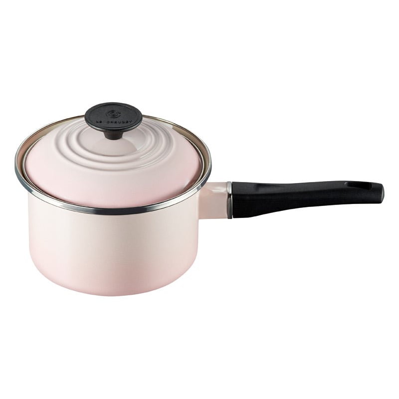 ル･クルーゼ EOS ソースパン16cm シェルピンク ／片手鍋 鍋 調理器具 キッチン用品 ギフト プレゼント プチギフト 祝い お年賀 御年賀 2026 送料無料 人気 年始挨拶 バレンタイン プレゼント