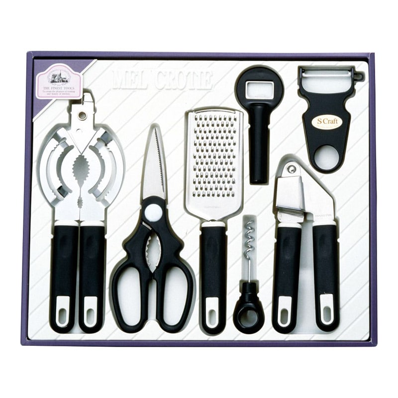 メル･クローチェ キッチン7点セット ／ざる 調理器具 キッチン用品 ギフト プレゼント プチギフト 祝い お年賀 御年賀 2026 送料無料 人気 年始挨拶 バレンタイン チョコ 以外 子供 友達