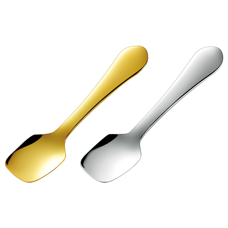 SURUN 純銅アイスクリームスプーン2PCS(ゴールド&シルバー) /スプーン 自助食器・カトラリー 介護用品 日用品・ヘルスケア ギフト プレゼント プチギフト 祝い お年賀 2026 バレンタイン プレゼント
