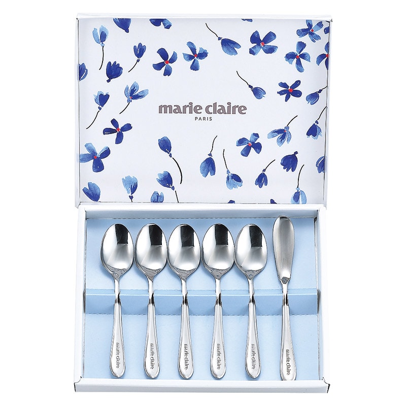 マリ･クレール モーニングセット6pc ／カトラリーセット 箸・カトラリー キッチン用品 ギフト プレゼント プチギフト 祝い お年賀 御年賀 2026 送料無料 人気 年始挨拶 バレンタイン チョコ 以外 子供 友達