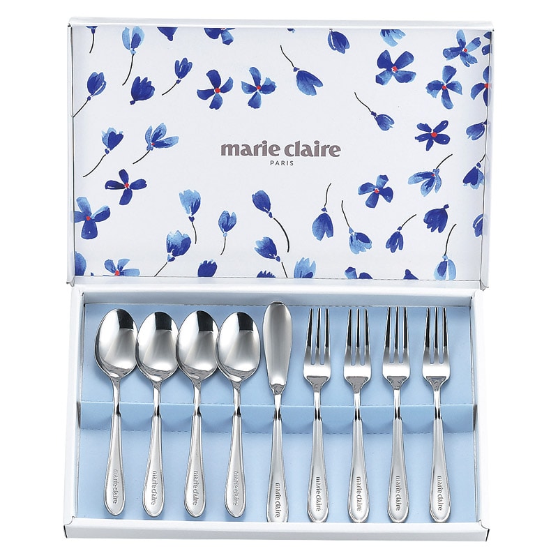 マリ･クレール モーニングセット9pc ／カトラリーセット 箸・カトラリー キッチン用品 ギフト プレゼント プチギフト 祝い お年賀 御年賀 2026 送料無料 人気 年始挨拶 バレンタイン チョコ 以外 子供 友達