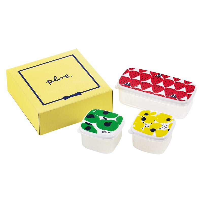 プルーン シール容器3Pセット /保存容器・キャニスター 保存容器・調味料入れ キッチン用品 ギフト プレゼント プチギフト 祝い お年賀 御年賀 2026 送料無料 人気 年始挨拶 バレンタイン プレゼント