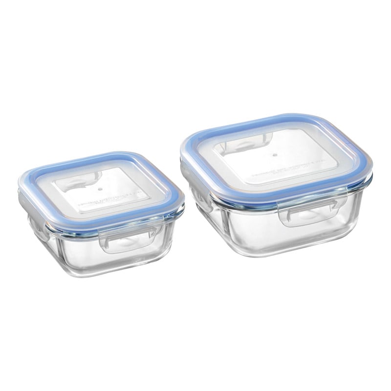 レッシュ 耐熱ガラス容器2点セット ／保存容器・キャニスター 保存容器・調味料入れ キッチン用品 ギフト プレゼント プチギフト 祝い お年賀 御年賀 2026 送料無料 人気 年始挨拶 バレンタイン プレゼント