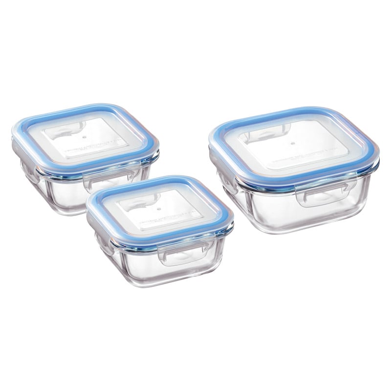 レッシュ 耐熱ガラス容器3点セット ／保存容器・キャニスター 保存容器・調味料入れ キッチン用品 ギフト プレゼント プチギフト 祝い お年賀 御年賀 2026 送料無料 人気 年始挨拶 バレンタイン プレゼント