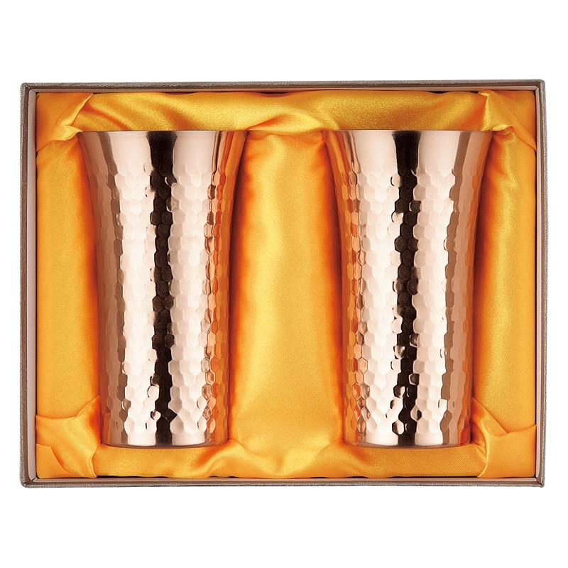 食楽工房 純銅一口ビール2P ／タンブラー 食器 キッチン用品 ギフト プレゼント プチギフト 祝い お年賀 御年賀 2026 送料無料 人気 年始挨拶 バレンタイン チョコ 以外 子供 友達