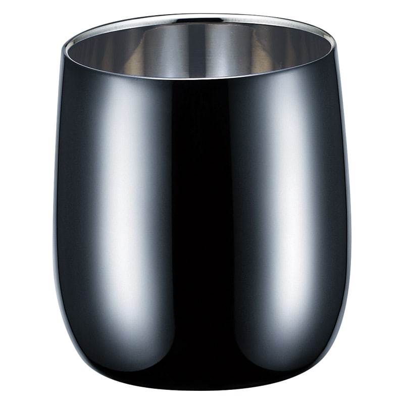 ブリリアント･ブラック 2重ロックカップ250ml ／タンブラー 食器 キッチン用品 ギフト プレゼント プチギフト 祝い お年賀 御年賀 2026 送料無料 人気 年始挨拶 バレンタイン チョコ 以外 子供 友達