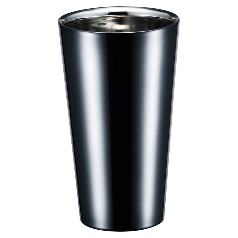 ブリリアント･ブラック 2重ストレートカップ250ml ／タンブラー 食器 キッチン用品 ギフト プレゼント プチギフト 祝い お年賀 御年賀 2026 送料無料 人気 年始挨拶 バレンタイン チョコ 以外 子供 友達