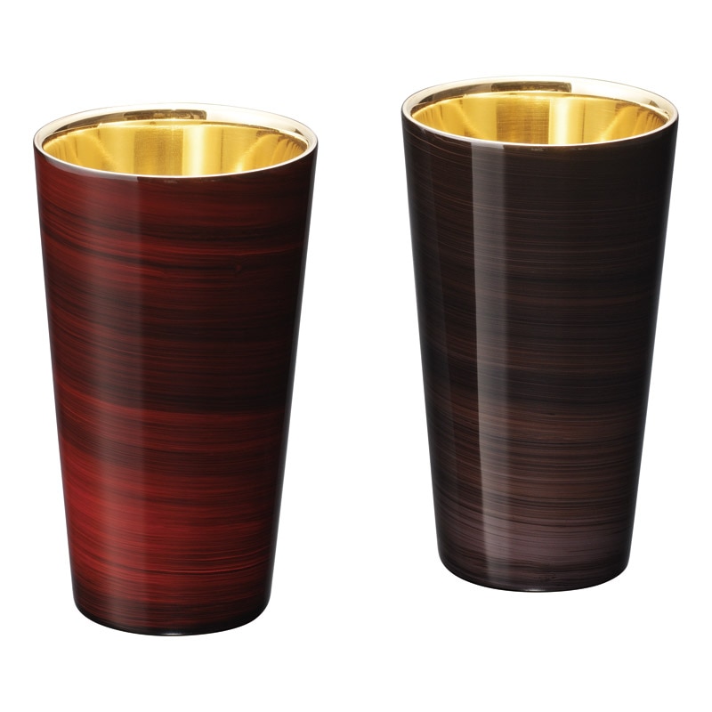 漆磨 ストレートタンブラー2PC 暁月･紫影 ／タンブラー 食器 キッチン用品 ギフト プレゼント プチギフト 祝い お年賀 御年賀 2026 送料無料 人気 年始挨拶 バレンタイン チョコ 以外 子供 友達