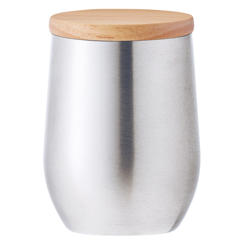 DECO+ ウッドキャップ･ラウンドタンブラー シルバー ／タンブラー 食器 キッチン用品 ギフト プレゼント プチギフト 祝い お年賀 御年賀 2026 送料無料 人気 年始挨拶 バレンタイン チョコ 以外 子供 友達