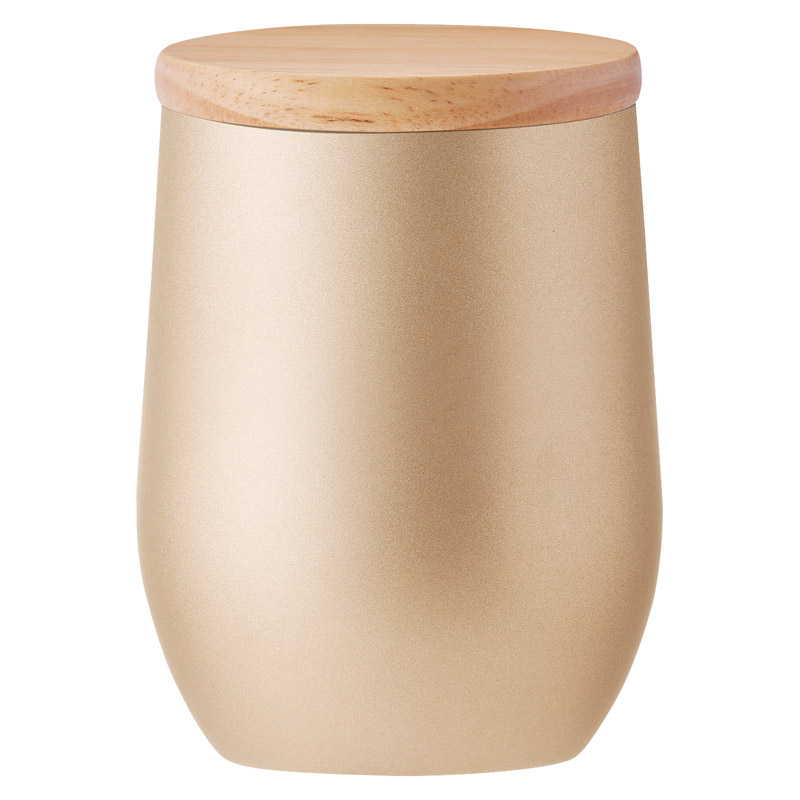 DECO+ ウッドキャップ･ラウンドタンブラー シャンパンゴールド ／タンブラー 食器 キッチン用品 ギフト プレゼント プチギフト 祝い お年賀 御年賀 2026 送料無料 人気 年始挨拶 バレンタイン プレゼント