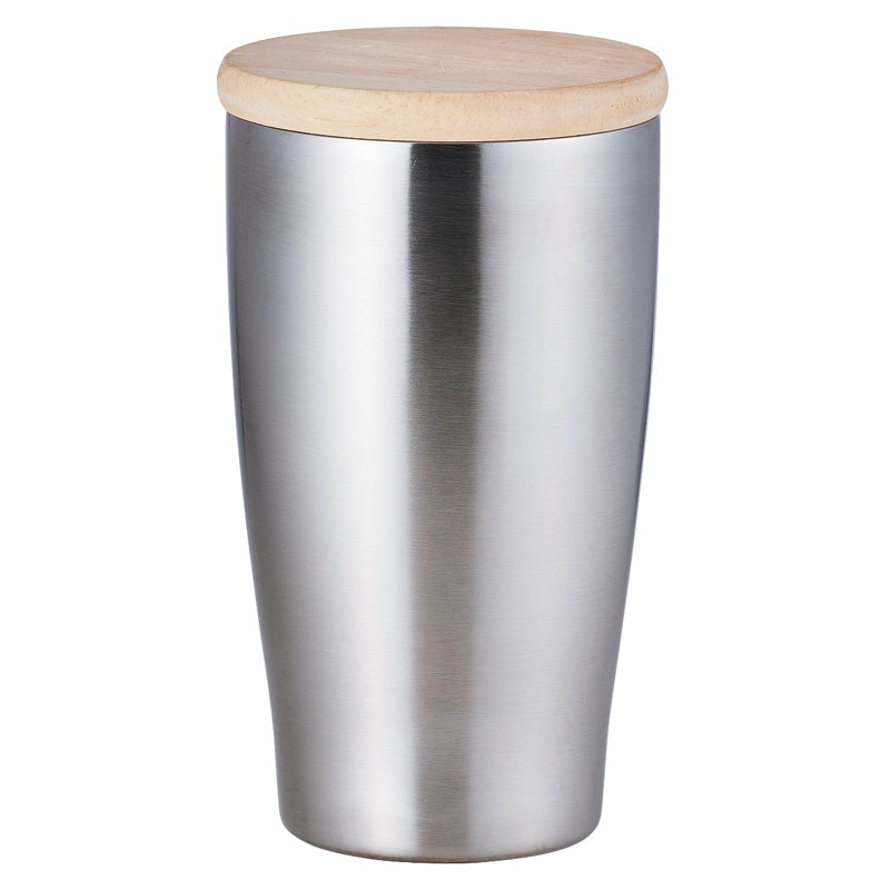 DECO+ ウッドキャップ･ステンレスタンブラー シルバー ／タンブラー 食器 キッチン用品 ギフト プレゼント プチギフト 祝い お年賀 御年賀 2026 送料無料 人気 年始挨拶 バレンタイン プレゼント