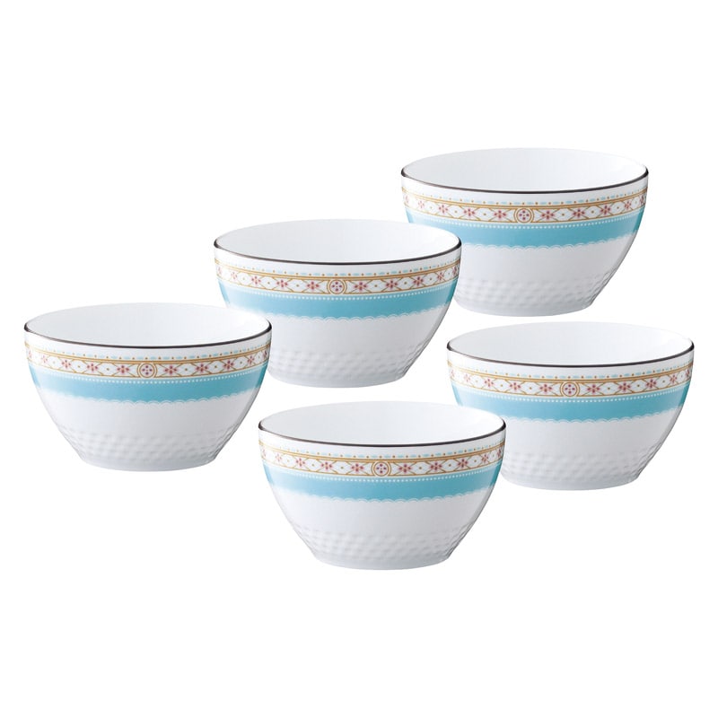 ノリタケ ハミングブルー 11cmボウルセット(5個) ／スープボウル・カップ 食器 キッチン用品 ギフト プレゼント プチギフト 祝い お年賀 御年賀 2026 送料無料 人気 年始挨拶 バレンタイン プレゼント