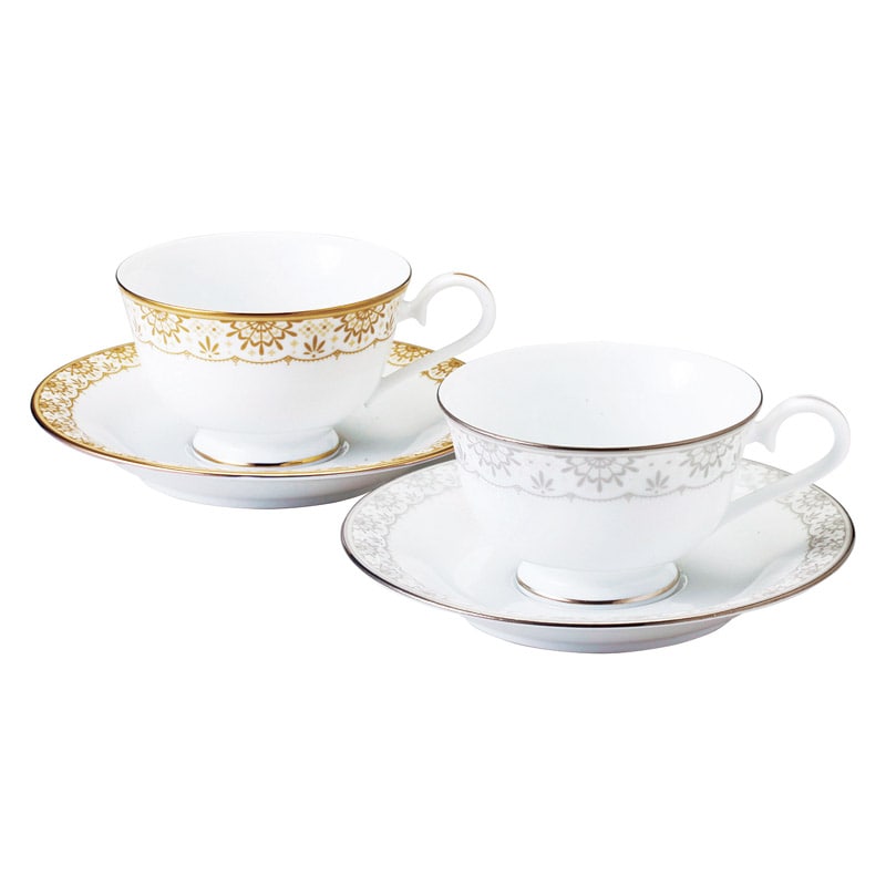 ナルミ アウ&プティ ペアティー･コーヒーセット ／マグカップ・ティーカップ コーヒー・お茶用品 キッチン用品 ギフト プレゼント プチギフト 祝い お年賀 2026 バレンタイン プレゼント