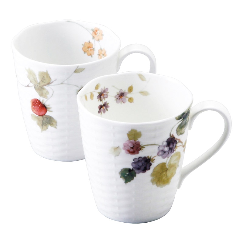 ナルミ ルーシーガーデン ペアマグ ／マグカップ・ティーカップ コーヒー・お茶用品 キッチン用品 ギフト プレゼント プチギフト 祝い お年賀 御年賀 2026 送料無料 人気 年始挨拶 バレンタイン プレゼント