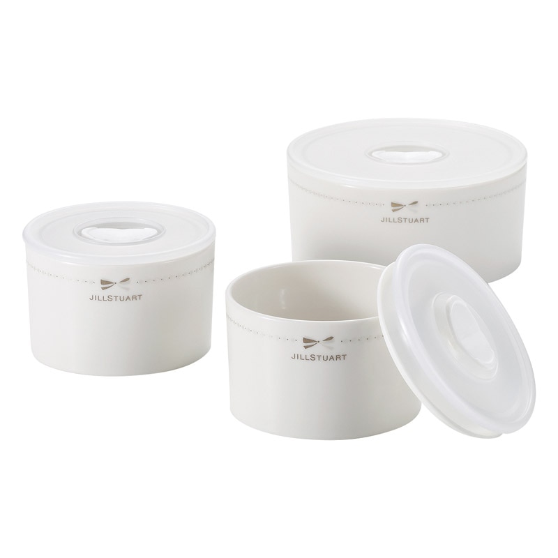 ジルスチュアート レンジパック3点セット ／保存容器・キャニスター 保存容器・調味料入れ キッチン用品 ギフト プレゼント プチギフト 祝い お年賀 御年賀 2026 送料無料 人気 年始挨拶 バレンタイン プレゼント