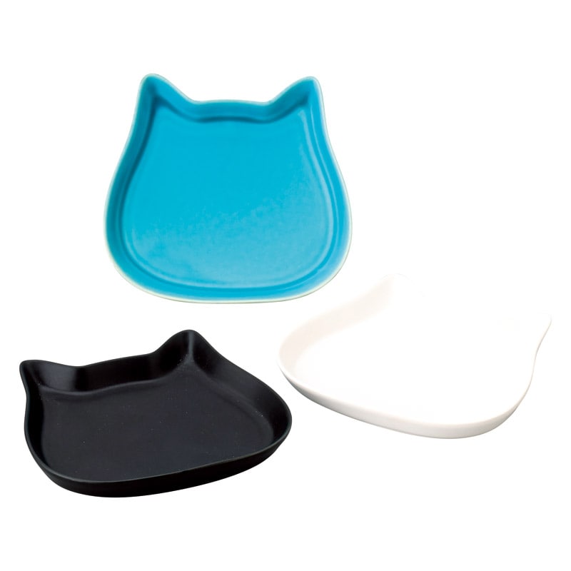 キャットプレート3枚組 ／皿・プレート 食器 キッチン用品 ギフト プレゼント プチギフト 祝い お年賀 御年賀 2026 送料無料 人気 年始挨拶 バレンタイン チョコ 以外 子供 友達