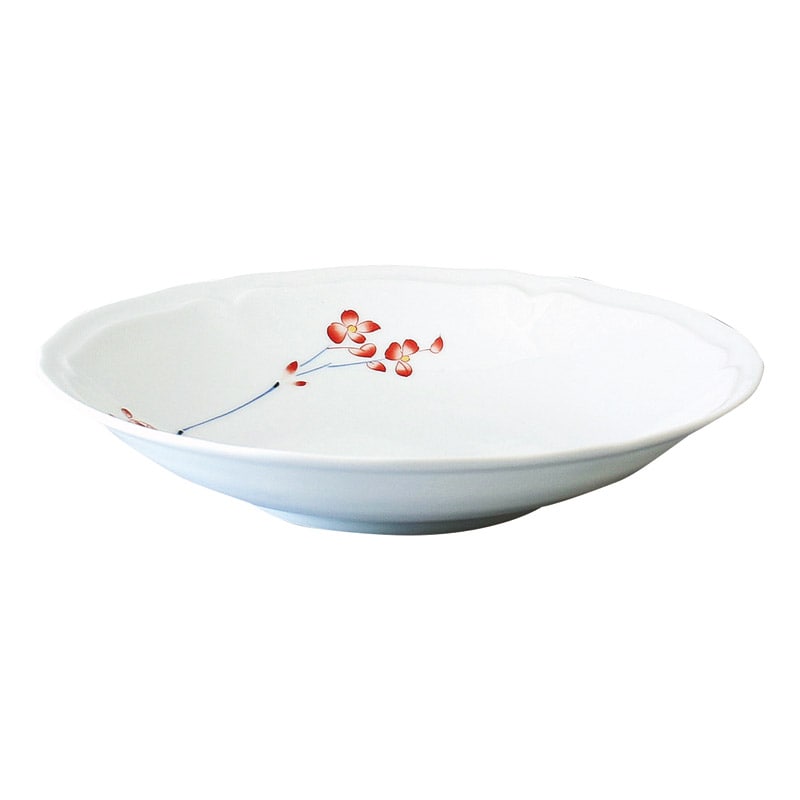 香蘭社 相思花 22cmディーププレート ／皿・プレート 食器 キッチン用品 ギフト プレゼント プチギフト 祝い お年賀 御年賀 2026 送料無料 人気 年始挨拶 バレンタイン チョコ 以外 子供 友達