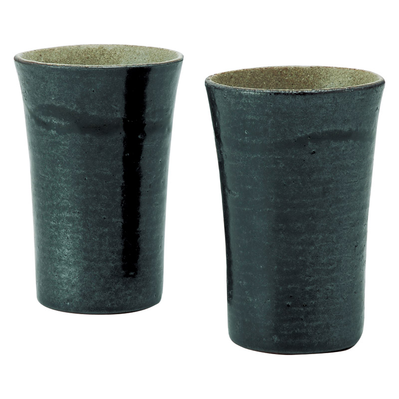 信楽焼 Sumi-iro カップペア /グラス 食器 キッチン用品 ギフト プレゼント プチギフト 祝い お年賀 御年賀 2026 送料無料 人気 年始挨拶 バレンタイン チョコ 以外 子供 友達