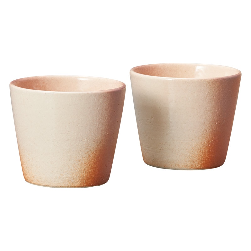 信楽焼 Scarlet 緋色 ウォーターカップペア /グラス 食器 キッチン用品 ギフト プレゼント プチギフト 祝い お年賀 御年賀 2026 送料無料 人気 年始挨拶 バレンタイン チョコ 以外 子供 友達