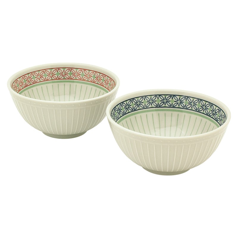 とくさ七宝文 ペアヌードルセット ／皿・プレート 食器 キッチン用品 ギフト プレゼント プチギフト 祝い お年賀 御年賀 2026 送料無料 人気 年始挨拶 バレンタイン チョコ 以外 子供 友達