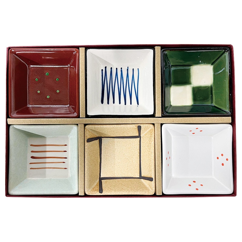 仁峰 和膳六客小鉢揃 ／鉢 食器 キッチン用品 ギフト プレゼント プチギフト 内祝い 快気祝い 出産祝い 結婚祝い 引出物 新築祝い お返し 香典返し お供え お年賀 御年賀 2026 送料無料 人気 年始挨拶 バレンタイン チョコ 以外 子供 友達