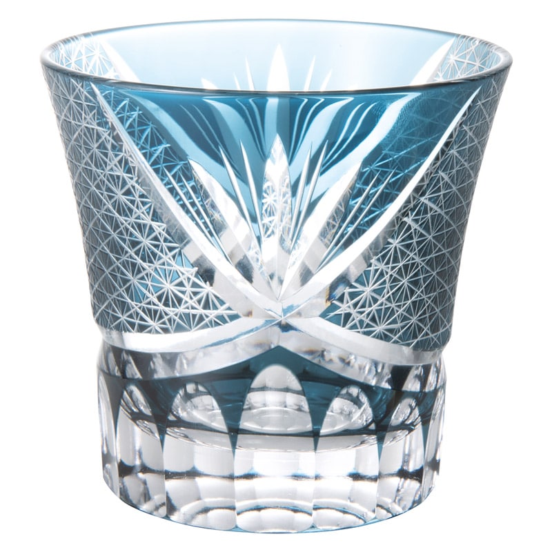 吉兆切子フリーグラス1P インクブルー ／グラス 食器 キッチン用品 ギフト プレゼント プチギフト 祝い お年賀 御年賀 2026 送料無料 人気 年始挨拶 バレンタイン チョコ 以外 子供 友達