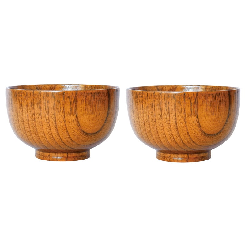 山中塗 食洗機対応 木製 京型汁椀2Pセット ／汁椀 食器 キッチン用品 ギフト プレゼント プチギフト 祝い お年賀 御年賀 2026 送料無料 人気 年始挨拶 バレンタイン チョコ 以外 子供 友達