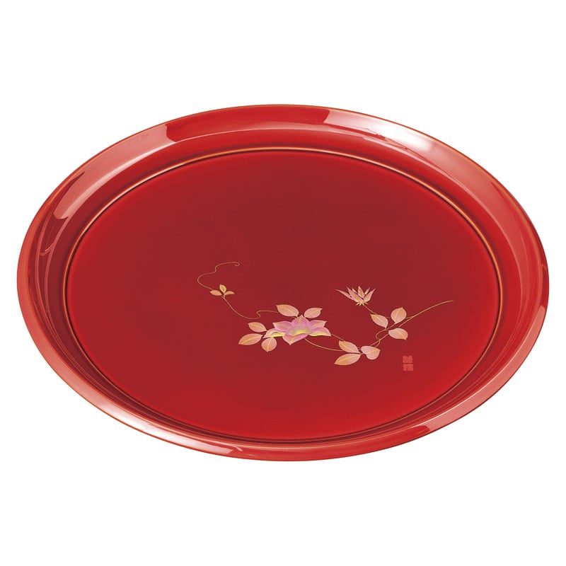 紀州塗 紀の里 春慶8.0丸盆 ／お盆・トレー 配膳用品・キッチンファブリック キッチン用品 ギフト プレゼント プチギフト 祝い お年賀 御年賀 2026 送料無料 人気 年始挨拶 バレンタイン プレゼント