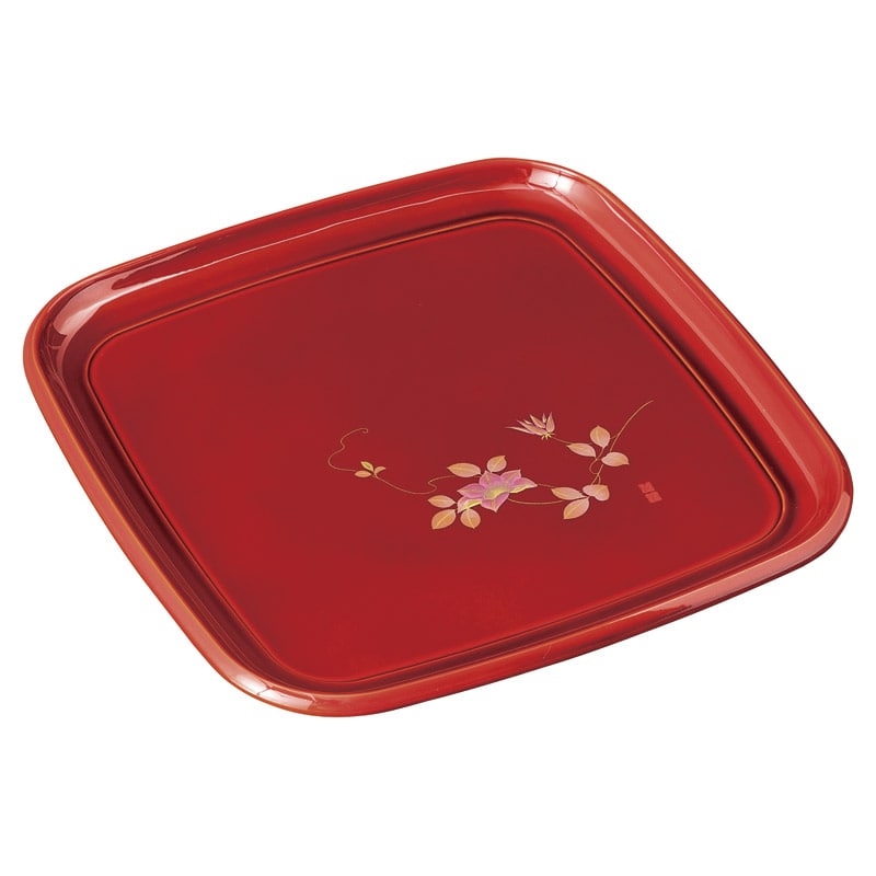 紀州塗 紀の里 春慶8.0角盆 ／お盆・トレー 配膳用品・キッチンファブリック キッチン用品 ギフト プレゼント プチギフト 祝い お年賀 御年賀 2026 送料無料 人気 年始挨拶 バレンタイン プレゼント