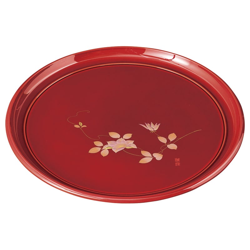 紀州塗 紀の里 春慶10.0丸盆 ／お盆・トレー 配膳用品・キッチンファブリック キッチン用品 ギフト プレゼント プチギフト 祝い お年賀 御年賀 2026 送料無料 人気 年始挨拶 バレンタイン プレゼント