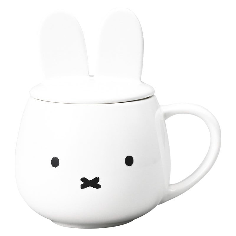 ミッフィー 耳つき蓋のマグカップ ／マグカップ・ティーカップ コーヒー・お茶用品 キッチン用品 ギフト プレゼント プチギフト 祝い お年賀 御年賀 2026 送料無料 人気 年始挨拶 バレンタイン プレゼント